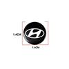14mm New Car Key Emblem Stickers Auto Control Key Logo Accessories For Hyundai Accent AMICA Aslan Azera DYNASTY Elantra Equus Galloper