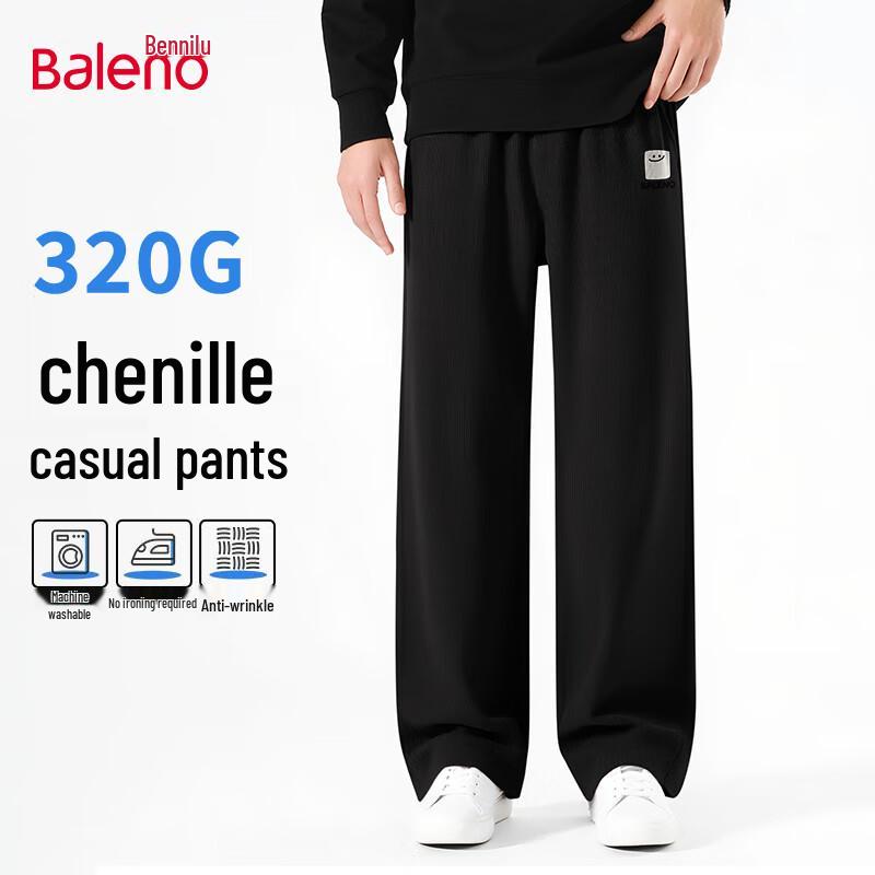 

Baleno Men s Autumn Straight-Leg Casual Chenille Pants 4XL