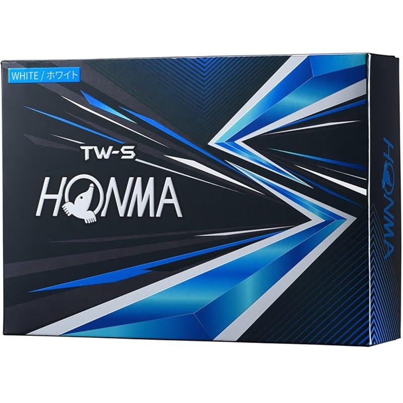 Мячи для гольфа Honma TW-X и TW-S 2021, 1 дюжина (12 Шариков), Белый и Желтый, 3-компонентный, Стиль Tour, Вращение, Дистанция, TOUR WORLD, Honma/TW-S_2021/Белый
