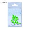 20/25Pcs Outdoor Fishing Fake Bait Easy Installation Luminous Beans Silicone Beads Fishing Lure Easy-to-Carry Fishing Gear