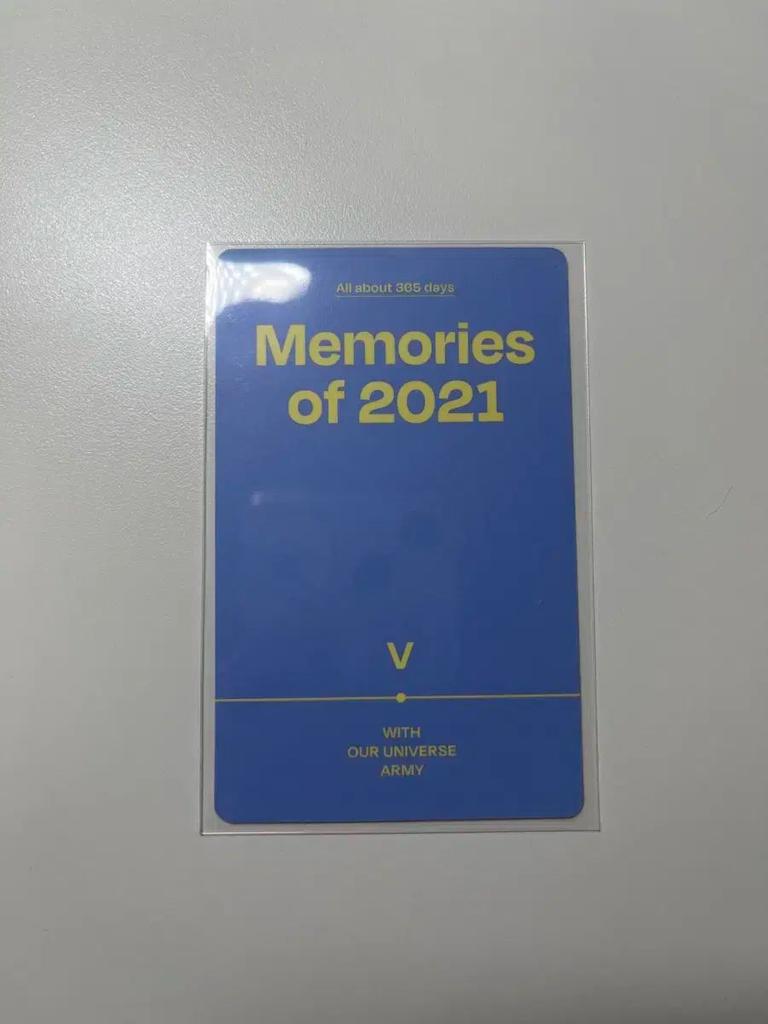 [USED] BTS (Bangtan Boys) V (V Taehyung Tae) Memories Trading Card