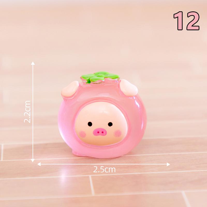 

1 шт. Миниатюрные милые зернистые светящиеся украшения, поделки, миниатюрные фигурки, крошечные микропейзажи, украшения для дома, аксессуары, подарки 12