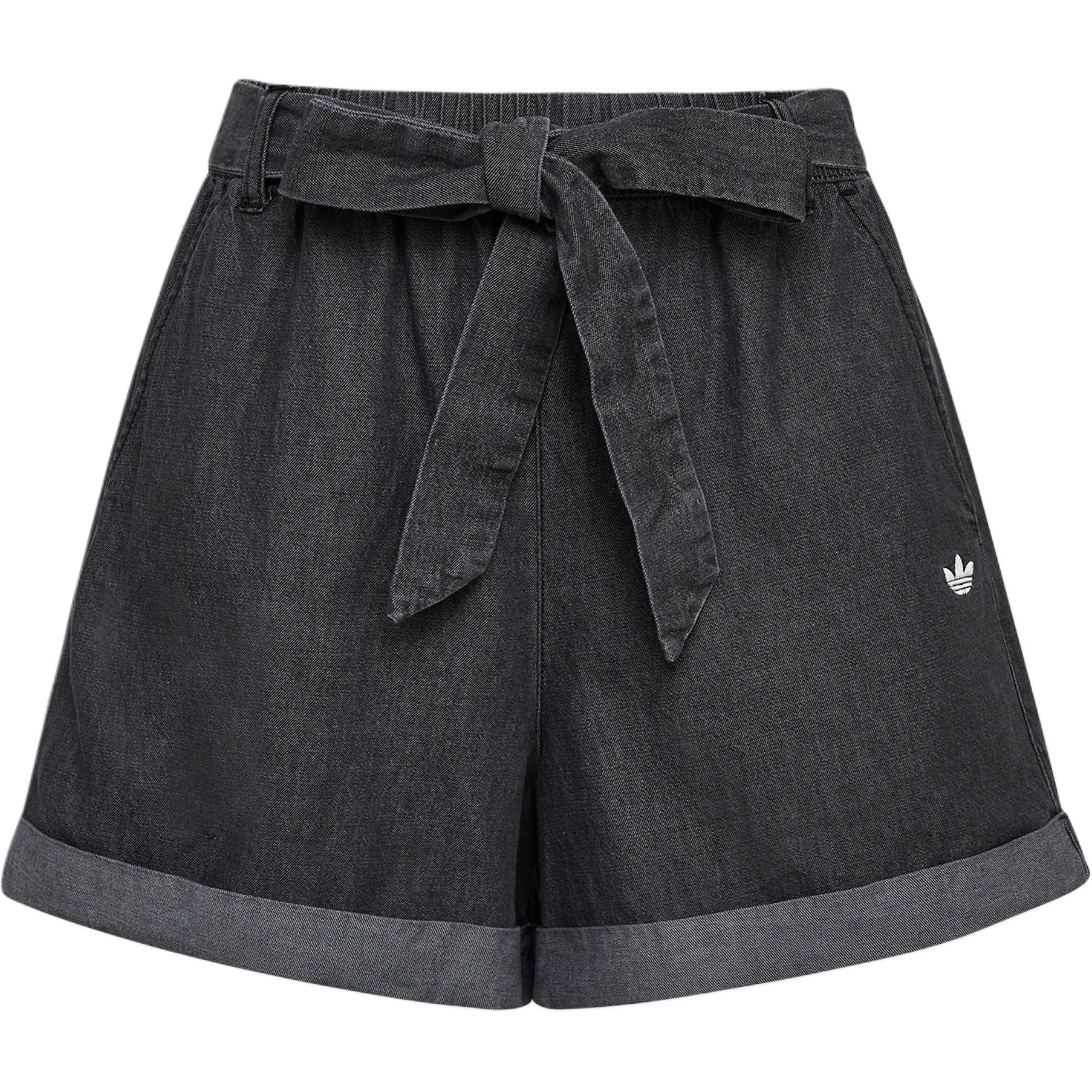 Adidas Originals Soft Cotton Casual Loose Denim Shorts Women shorts LF4601 XS