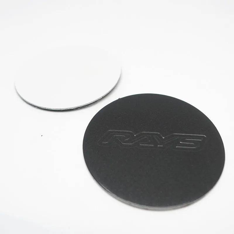 4 pezzi 45mm 50mm Tappi Centrali Cerchi Rays Volk Racing Adesivo Emblema Distintivo Mozzo Cerchi Auto