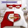 3pcs A-Arsenal5 Design Cover Set - HD Printed Bedding with 1 Cover and 2 Pillowcases - Perfect for Home and Dorm Decor