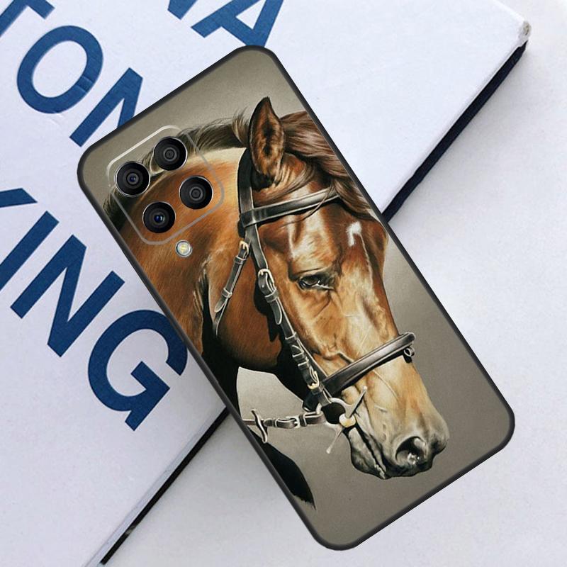 Horse Pony Painted For Samsung Galaxy M21 M11 M31 M13 M33 M35 M53 M55 M15 M14 M34 M54 M12 M32 M52 M06 M16 Case