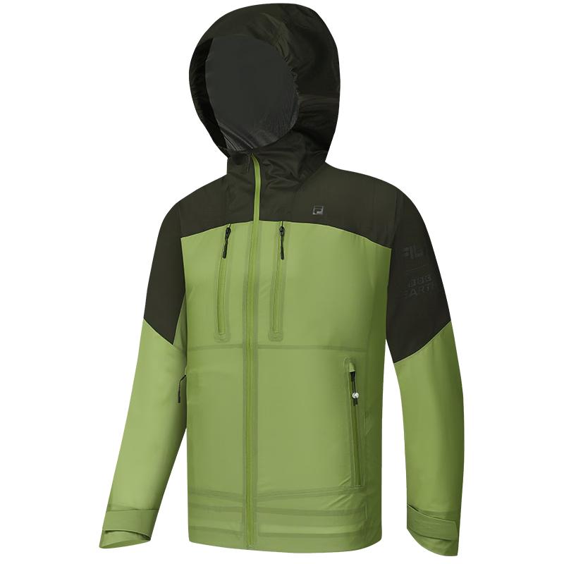 Мужская тканая куртка с капюшоном FILA Mountain Peak Colorblock XXL
