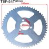 T8F 126 Links Metal Chain 11Tooth Sprocket Chain Plate For 49cc Gas Electric Scooter Dirt Pit Bike Moto Clutch Gear Accessory