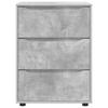 Storage Cabinet Concrete Grey 60 x 48 x 81 cm Engineered Wood