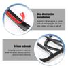 Car Metal Rear Tail Lights Taillights Decoration Cover Trim Tail Lamps Guard Cover for Jeep Renegade 2016 Up,  Black