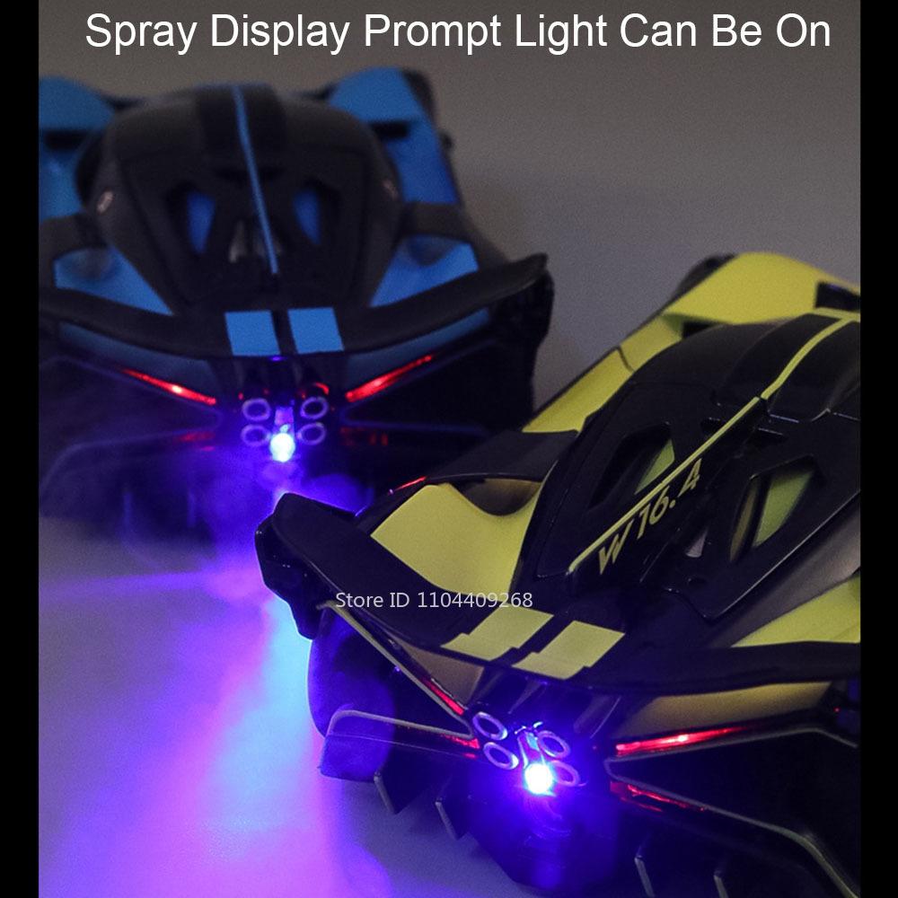 1:24 Scale Bolide Atlantic Car Model Toy Alloy Body Rubber Tire Shock Absorption Vehicle Models Sound&Light Ornaments Gifts