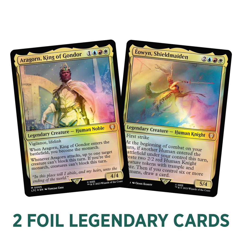 The Gathering Herr der Ringe Tales of Commander Deck Riders of Rohan Karte 2 Kartensammler Booster Sample Pack Magic Mittelerde - (100 Decks, +