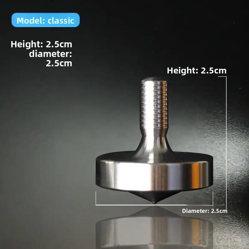 Gyro Precision Static Sense Hand Twist Gyro Hand Rotation Decompression Finger Gyro 304 Stainless Steel