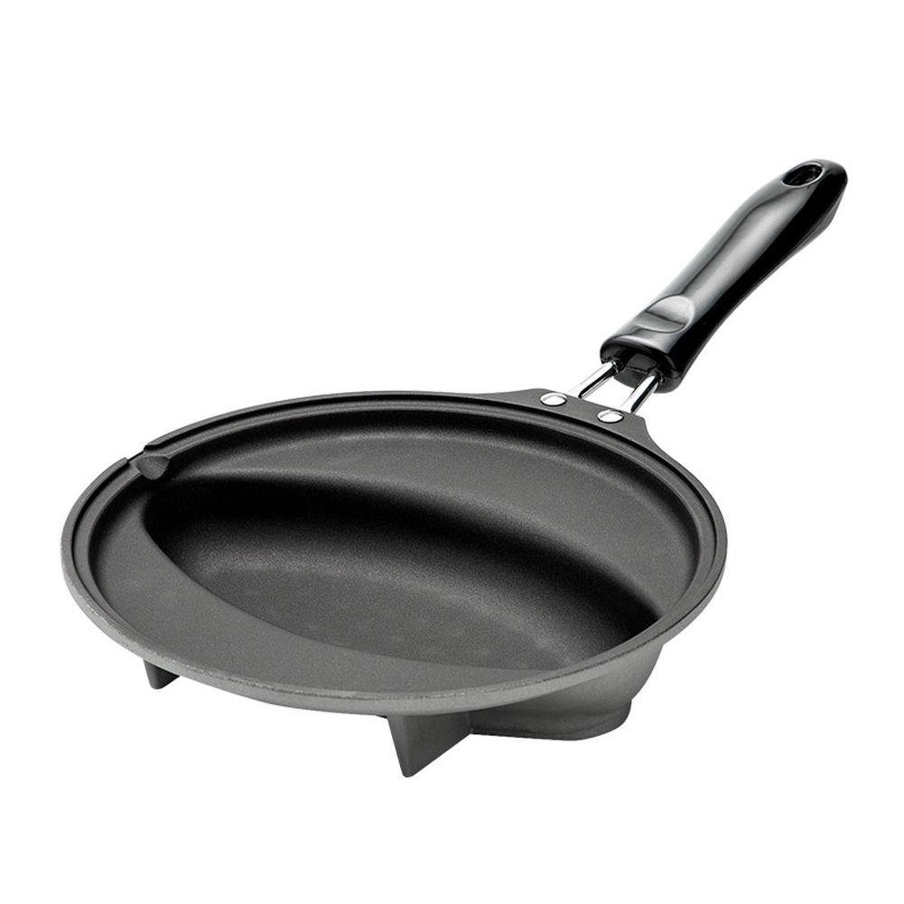 Fried Egg Pan Cookware Baking Parts Nonstick Omurice Pan For Gas Stove Aluminum Alloy Egg Wok Breakfast Fryer Simple 25*15*8CM