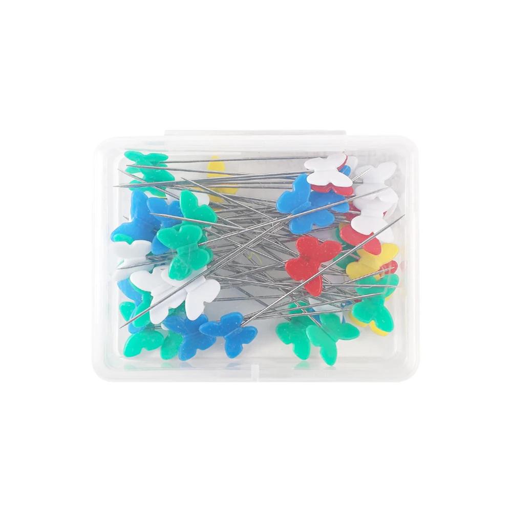 200/50PCS New Dressmaking Pins Embroidery Patchwork Tools Fixed Pin Button Pin Patchwork Pin for Home DIY Sewing Positioning