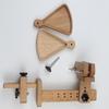 Adjustable Rotated Embroidery Hoop Stand 360 Degree Rotating Embroidery Frame Stand Wooden Cross Stitching Hoop Stand