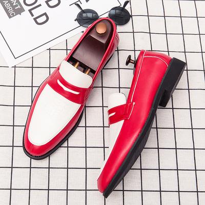 Fashion Pointed Toe Dress Shoes Men Loafers Patent Leather Oxford Shoes Men Formal Mariage Wedding Shoes Elegantes Retro 48