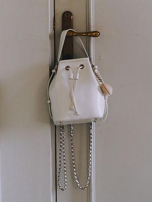 Laminez 2way Chain Bag - White