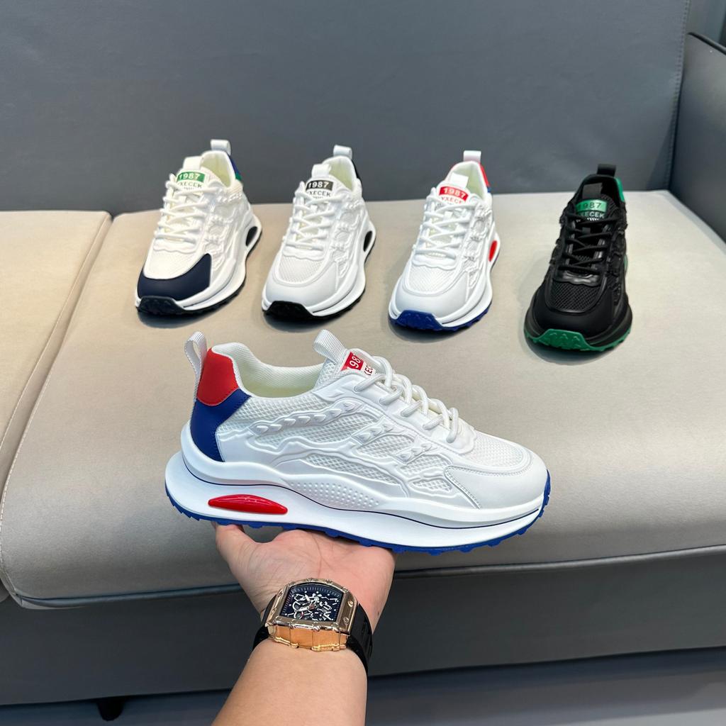 Mesh Men's Shoes Summer New Soft-soled Breathable Shoes Versatile Little White Shoes Men's Casual Sports Shoes Trend