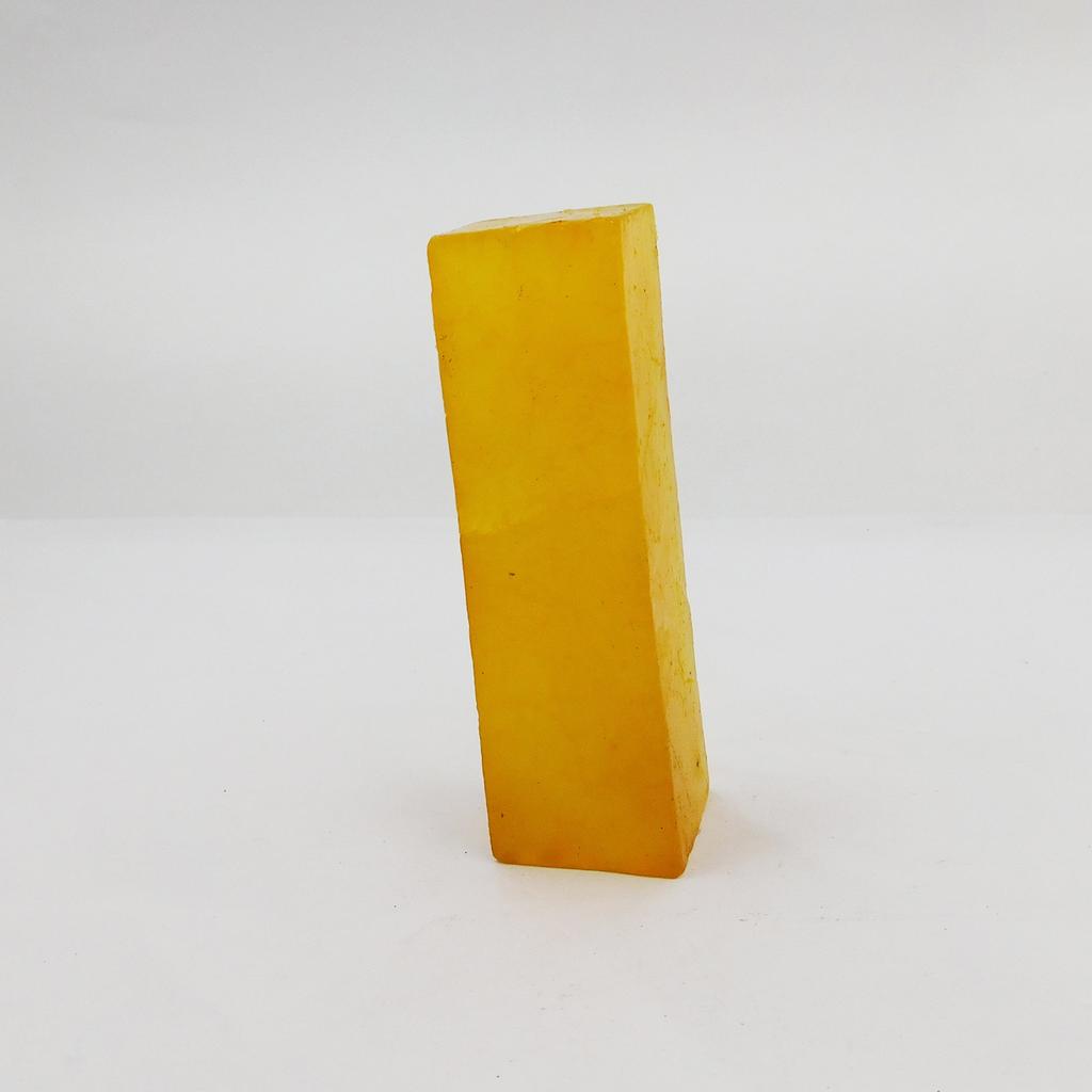 Safira Amarela Bruta Natural 390.45 Ct Não Lapidada Bruta Certificada Gema Solta p-131-sa