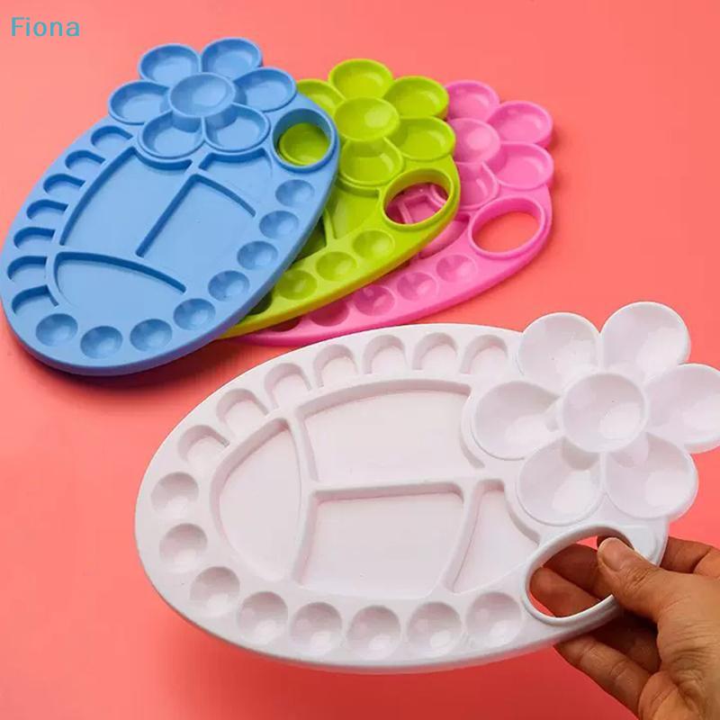Art Palettes, Paint Palettes, Painting Palettes, Multi-compartment Palettes, Clover-shaped Palettes, Art Supplies