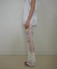 El Mood Woman Lingerie Layered Pants Ecru