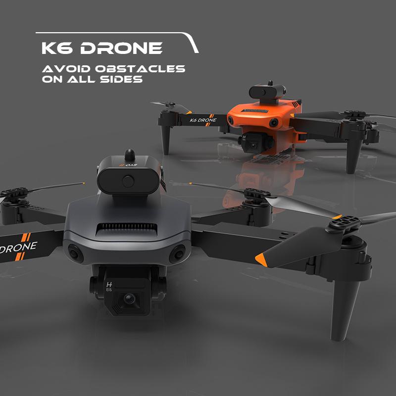 TikTok Drone: K6 Folding Remote-Control Plane with 4K Camera & Four-Sided Obstacle Avoidance.
