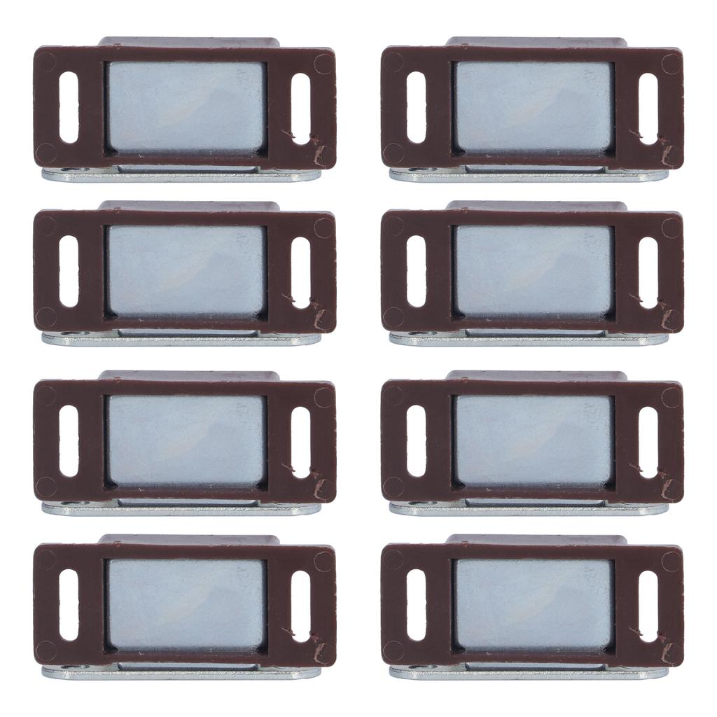 8 Set Stainless Steel Magnetic Door Catch Cupboard Closet Cabinet Door Damper Buffer Furniture Accessories