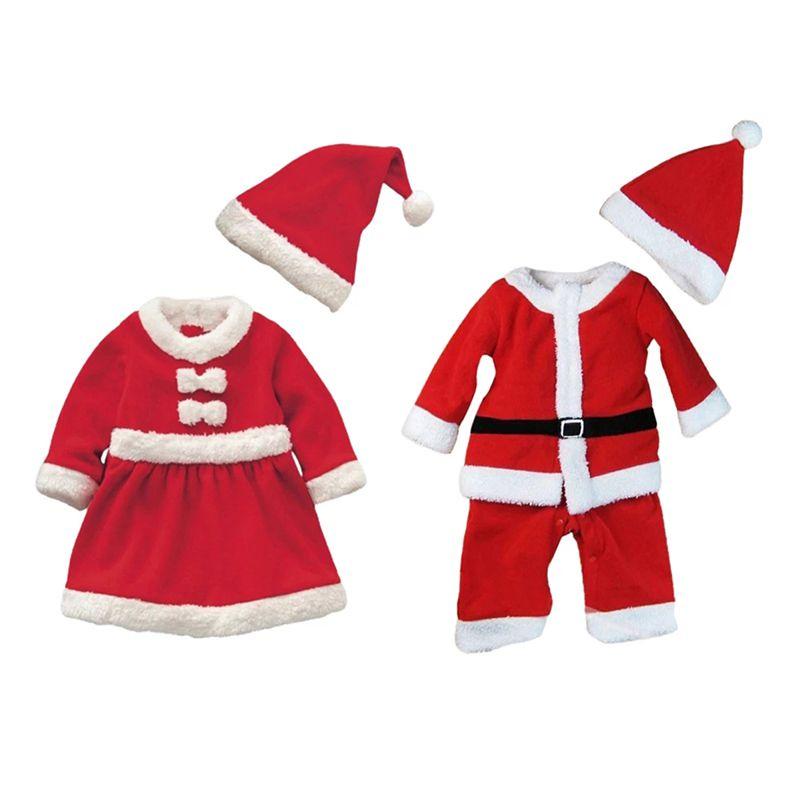 Copii Băieți Cele mai noi Fete Crăciun Moș Crăciun Set Rochie Ținută Costum Pentru Crăciun