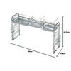 Sugiyama Metal Over-the-Sink Rack for Kitchen Storage, KS-2712