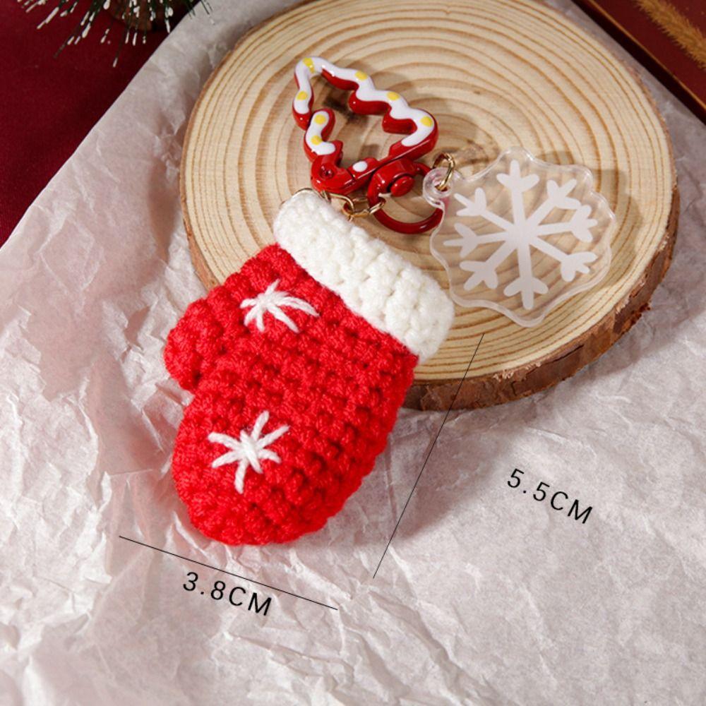 Handmade Christmas Tree Keychain Ornament Christmas Keyring 2024 New Xmas Decor  Xmas Party