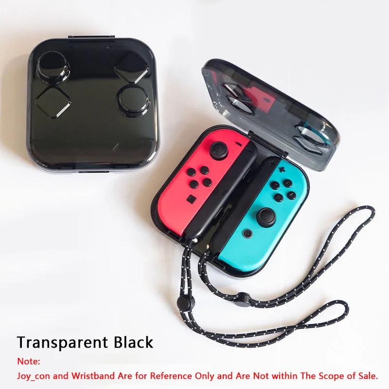 For Nintendo Switch/OLED Joy-con Storage Case Portable Dust-Proof Protective Box PC Transparent Shell with Magnetic Closure