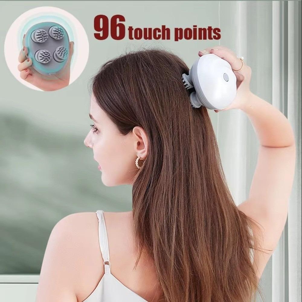 USB Rechargeable Scalp Massager Deep Tissue Head Massage Machine  Health Care