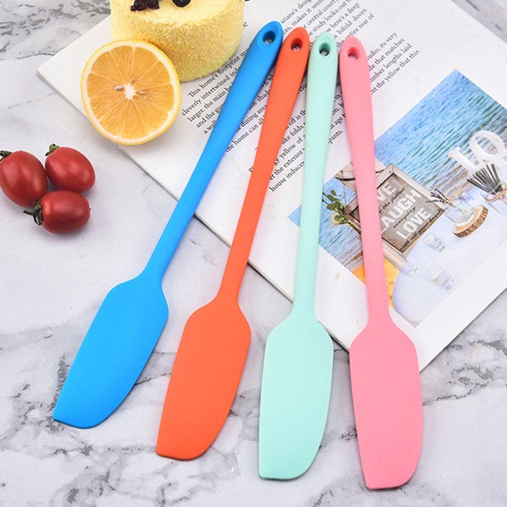 Integrated Baking Scraper Silicone Cream Spatula New Jam Spatula  Kitchen Baking Tool