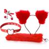 Erotic Ear Hairpin Vestibule Anal Plug Female Utensils Sex Toys Sm Metal Erotic Set Foxtail Four Sets