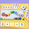 Wooden Caterpillar Counting Bead Puzzle For Child Parent Interaction