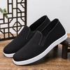 Old Beijing cloth shoes soft sole comfortable casual shoes outdoor daily one-pedal comfortable breathable men's shoes