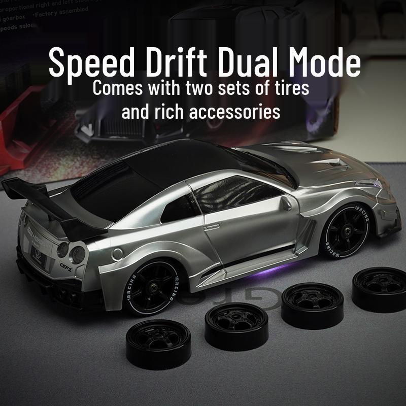 Mașină RC Drift: Model cu telecomandă de mare viteză, cu viteză variabilă, 4x4, reîncărcabil pentru copii