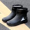 New Short Rain Shoes Men's Summer Waterproof Outdoor Rainy Day Work Non-slip Wear-resistant Fishing Rain Boots