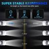 7 Inch Angel Eyes LED Headlight Round H13 H4 LED Lamp with High/Low Beam and DRL 6000K Colorful Angle Eye Light