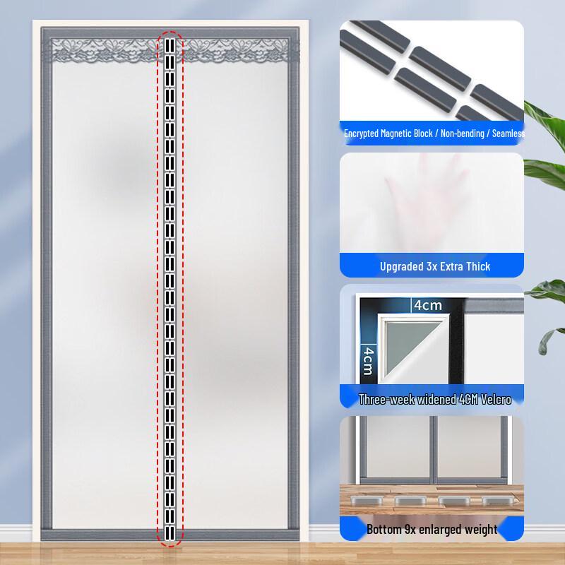 Magnetic Thermal Door Curtain