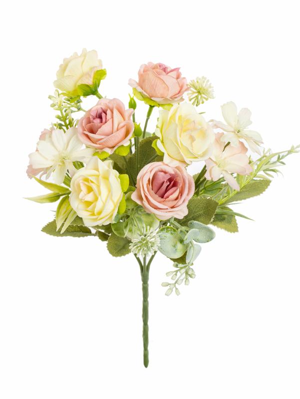 Artificial Flowers Silk Roses Wedding Wreath Home Room Table Festival Decor Bridal Bouquets Outdoor Yard Garden DIY Gifts Boxes
