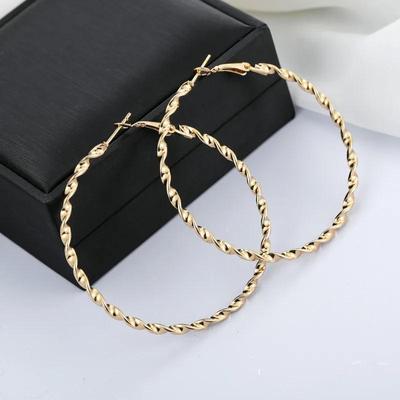 15mm 50mm 60mm 70mm Einfache Spirale Große Creolen Für Frauen Statement Mode Großen Kreis Runde Ohrringe partei Schmuck Mädchen Geschenk