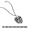 New Mask Pendant Male Hip-hop Necklace Long Titanium Female Necklace Men's Necklace Women's Necklace