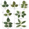 30Pcs Silk Rose Leaves Christmas Decorations for Home Wedding Bride Wrist Decorative Flowers Artificial Plants Ddiy Gift Box