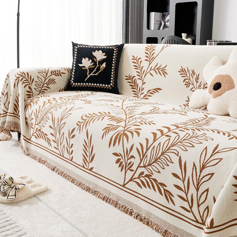 Seclusion Forest Chenille Sandhair Towel Four Seasons Universal All-inclusive Sofa Cover Dust Cover One-piece Sofa Cover Cloth Cushion