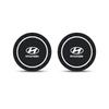 For Hyundai Tucson Accent Elantra Santa fe Sonata I10 I20 2Pcs PVC Silicone Car Coaster Water Cup Bottle Slots Anti-slip Pad Mat AH4