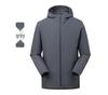 Quick-Dry Unisex Hooded Sport Jacket - Breathable, Skin-Friendly, Water-Repellent for Hiking & Camping