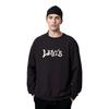 Levis Buchstabenlogo Bedrucktes Rundhals-Freizeit-Sweatshirt Herren Sweatshirt Schwarz A5507-0000