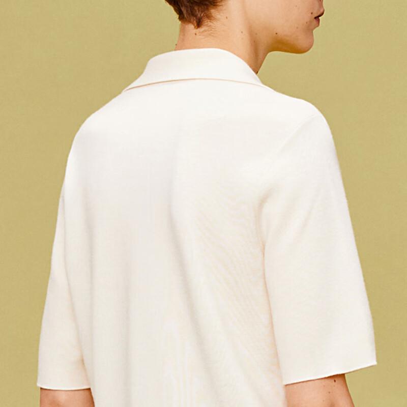 Less 2024 Spring Casual Short-Sleeve Knit Top